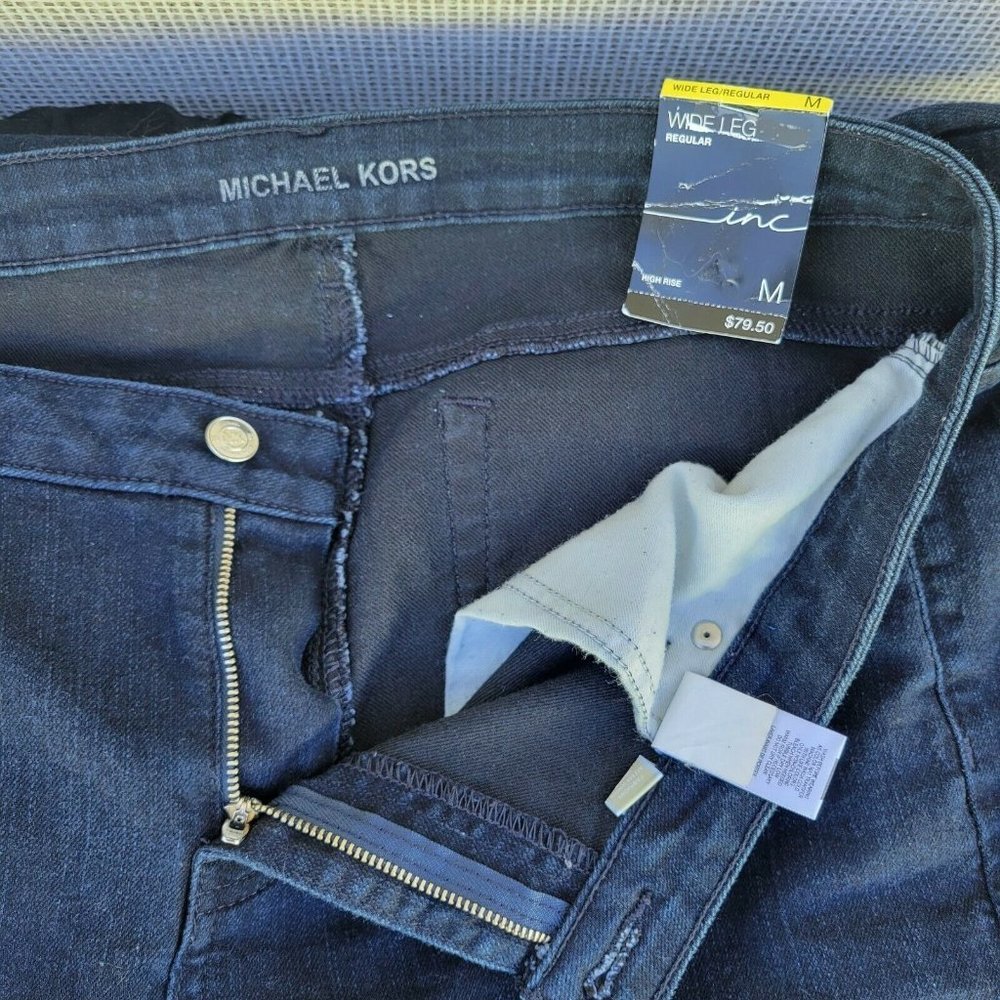 Women's Michael Kors Wide Leg Jeans W16 - Picture 10 of 12